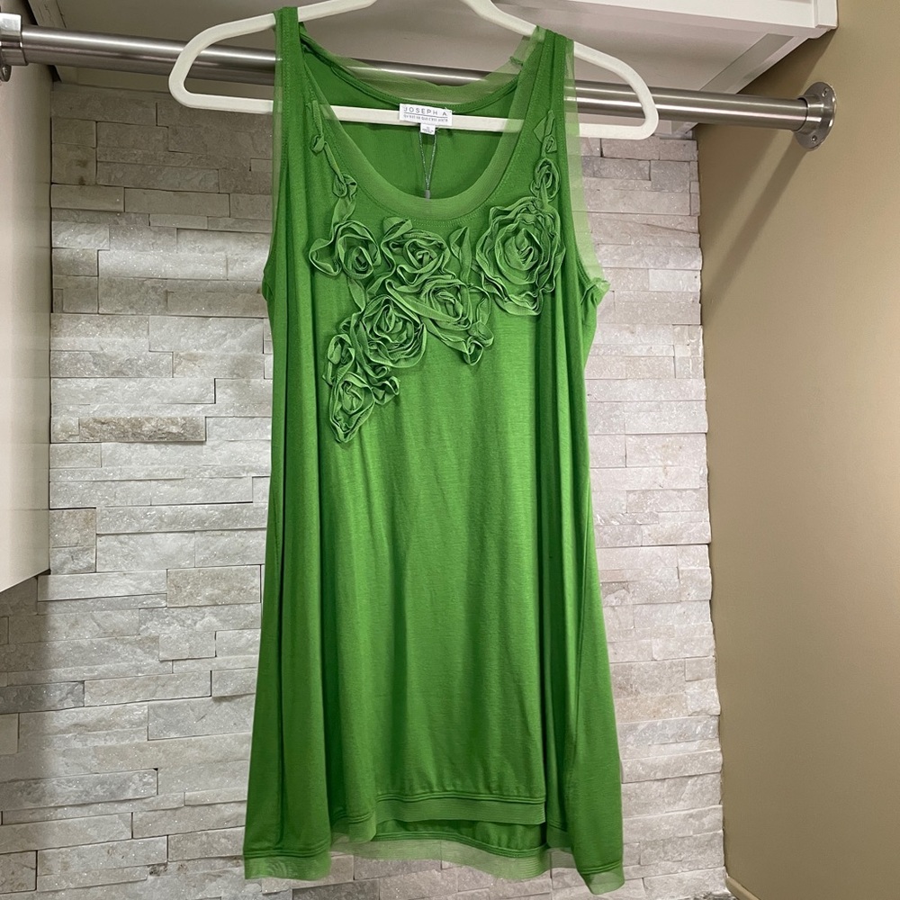 Joseph A Tunic Tank Top Scrolled Stitching Small New with Tags!!